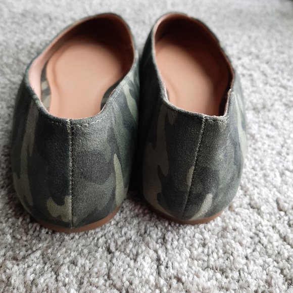 Old Navy Womens Shoes Camo  Ballet Flats Size 8 - Picture 7 of 7